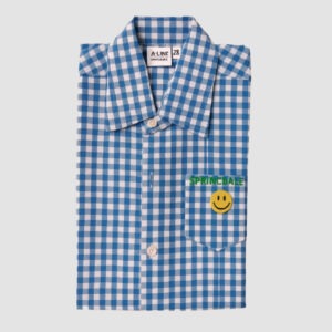 Nur and prep shirt blue(F/s)